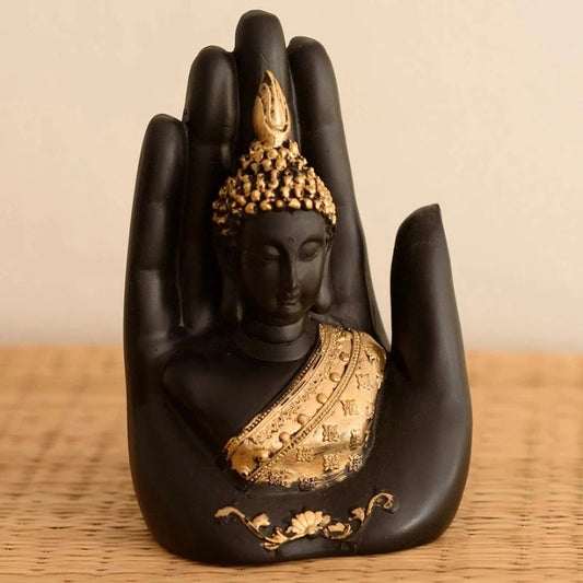 Black & Gold Buddha Idol
